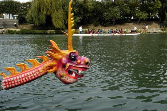 La Marne avec le Dragon Boat